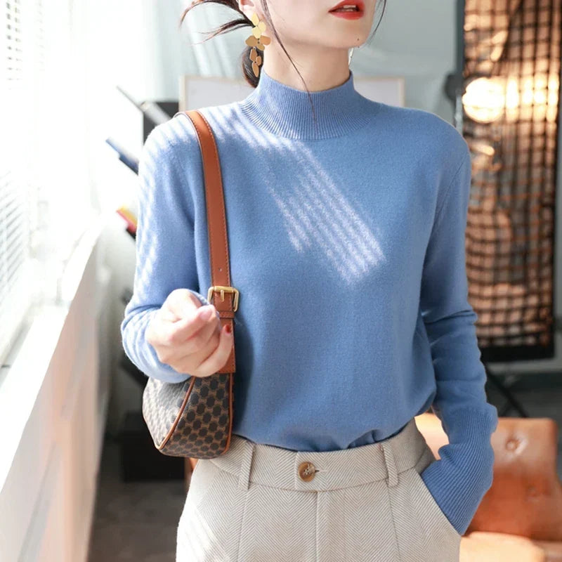 Oliva | Pullover mit Polokragen