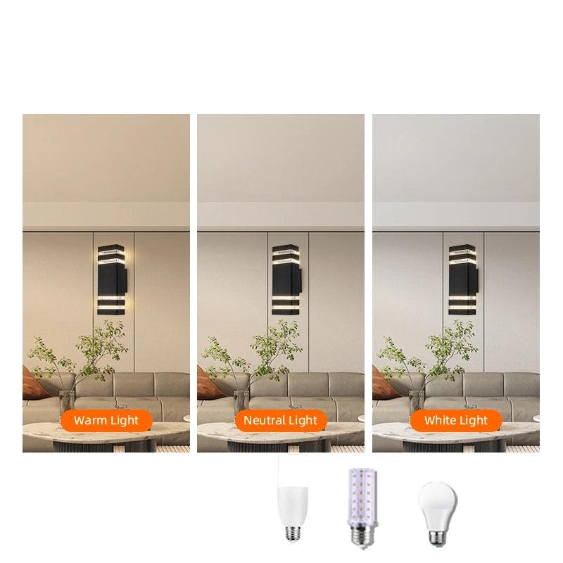 LED Außenwandleuchte mit Up & Down Effekt – IP65 wasserdicht