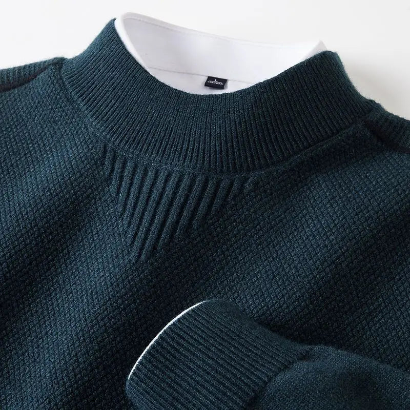 Jaison – Pullover aus strukturiertem Strick mit Rundhalsausschnitt