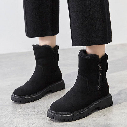 Betina | Gefütterte Winterstiefel mit rutschfester Sohle