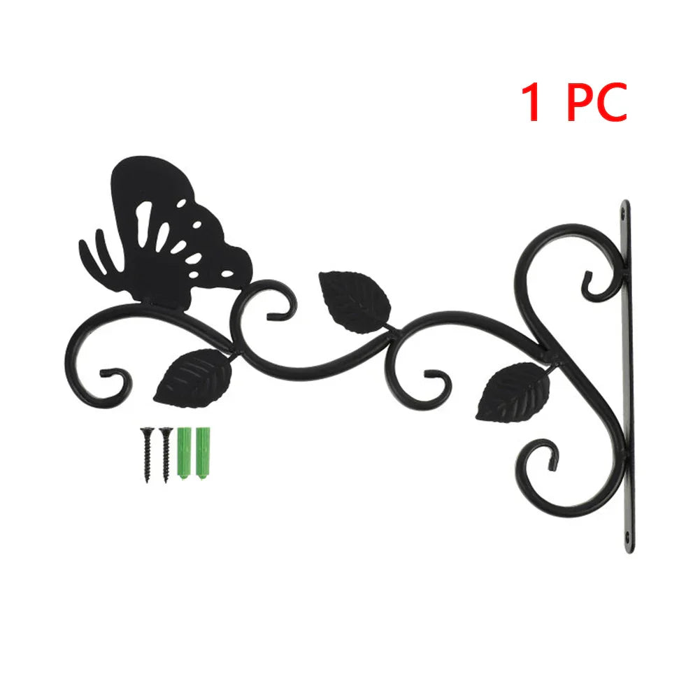 FloraHook Metall-Wandhaken für Pflanzen | Blumentopfhalter | Balkon- und Gartendekoration