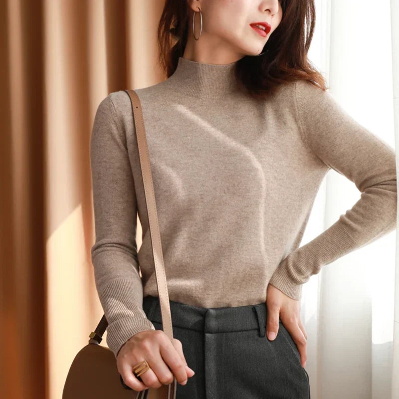 Oliva | Pullover mit Polokragen