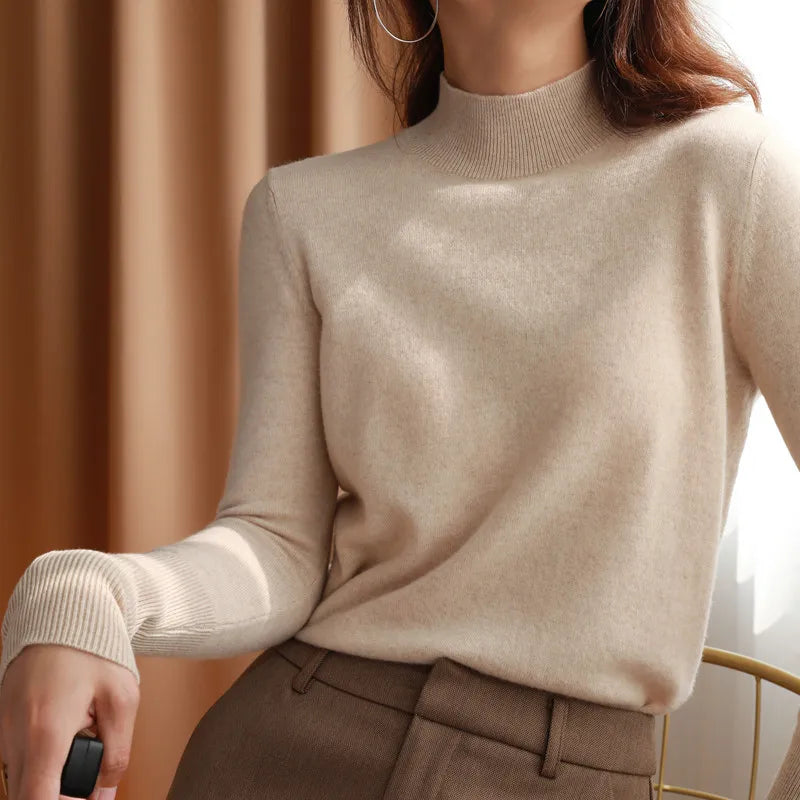 Oliva | Pullover mit Polokragen