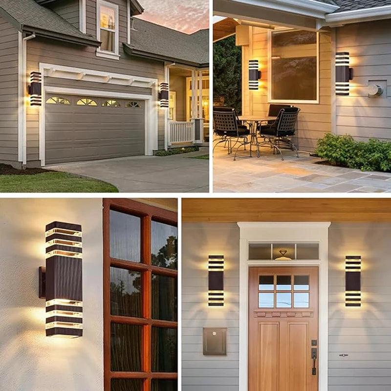 LED Außenwandleuchte mit Up & Down Effekt – IP65 wasserdicht