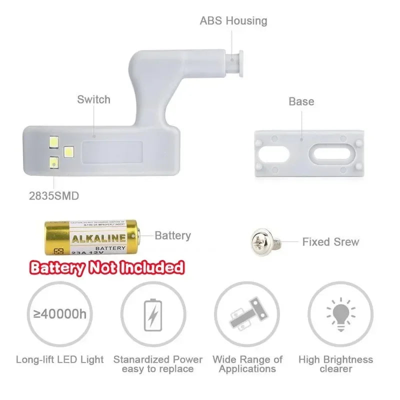 LED Schranklicht - Automatisches Ein/Aus Für Helle, Dunkle Räume