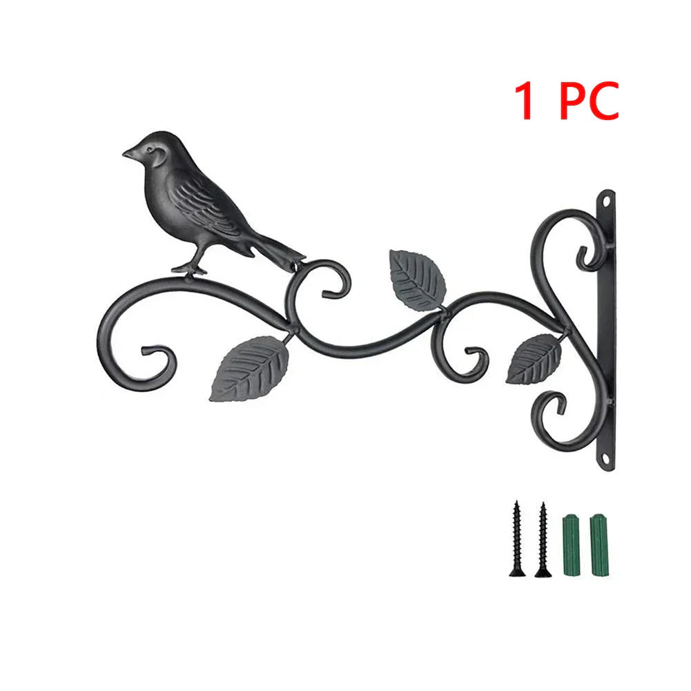 FloraHook Metall-Wandhaken für Pflanzen | Blumentopfhalter | Balkon- und Gartendekoration