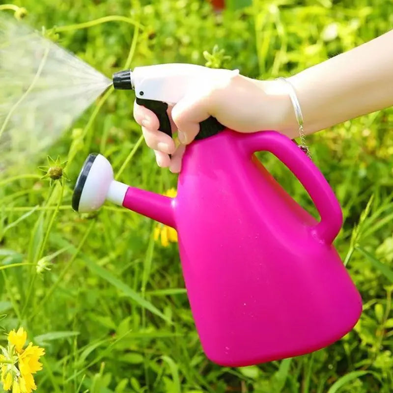 FloroPress | 1 L Gießkanne & Sprühflasche in Einem | Verstellbarer Wasserdruck | Für Zimmerpflanzen & Garten