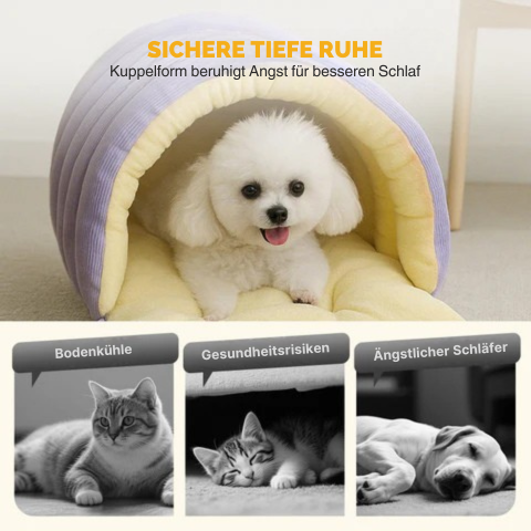 Felltraum – Kuschelige Haustierhöhle Deluxe | 50% RABATT
