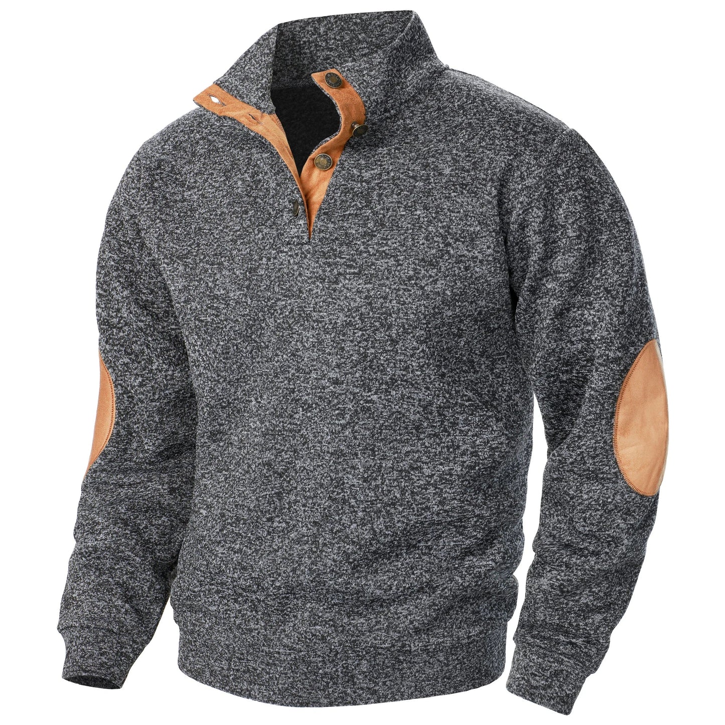 Martin | Henley-Pullover mit Stehkragen