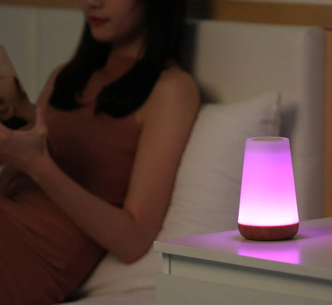 Kabellose LED Nachtlampe mit RGB Farbwechsel und Fernbedienung