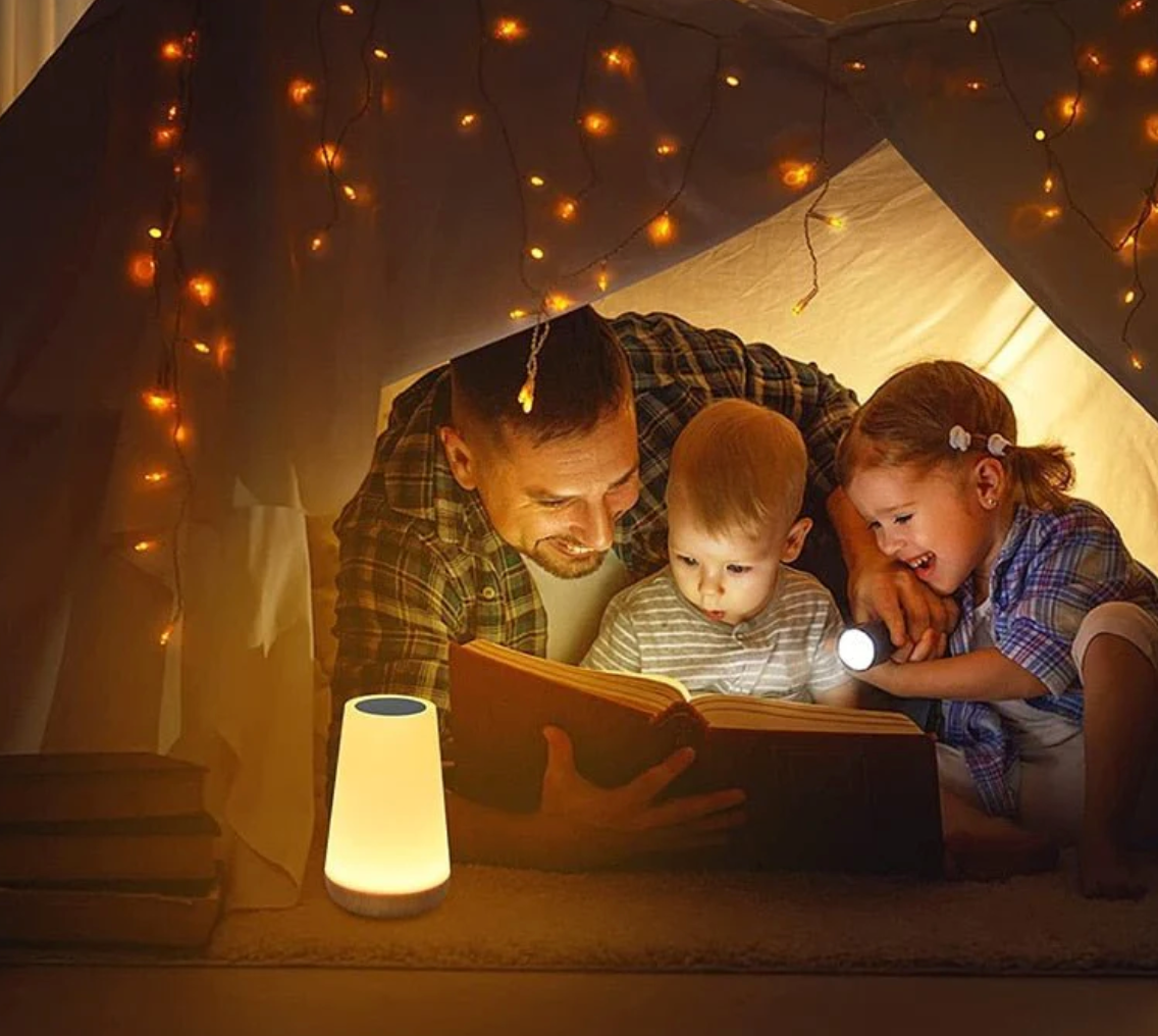 Kabellose LED Nachtlampe mit RGB Farbwechsel und Fernbedienung