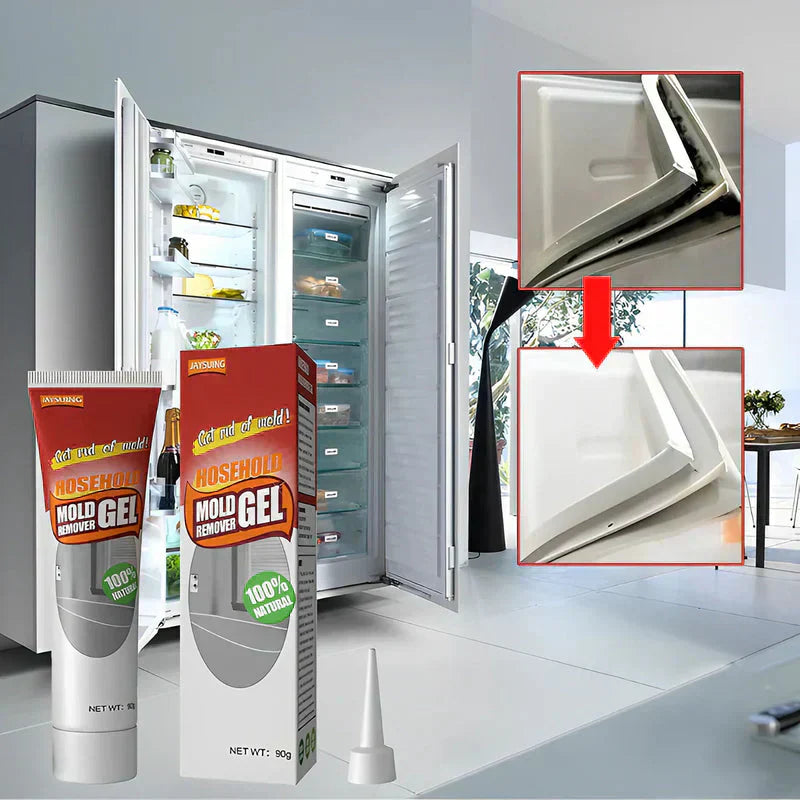 1+1 Gratis | Schimmelentferner-Gel | Schnell wirkender Oberflächenreiniger | MoldFix