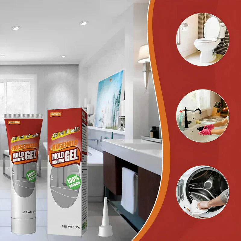 1+1 Gratis | Schimmelentferner-Gel | Schnell wirkender Oberflächenreiniger | MoldFix