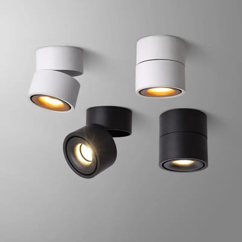 LED Deckenstrahler schwenkbar 350° drehbar warmweiß Aluminium