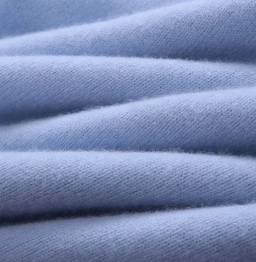 RYAN | WARM MOHAIR PULLOVER - BLAU