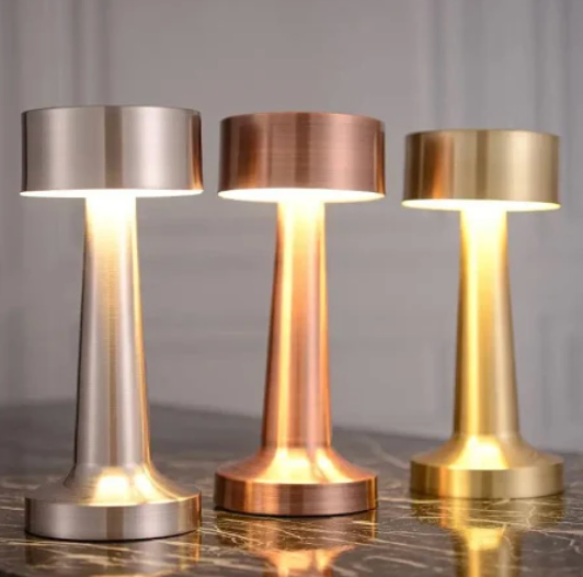 Kabellose Dimmbare LED-Tischleuchte | Touch-Bedienung | Akku-Tischlampe | GlowPillar