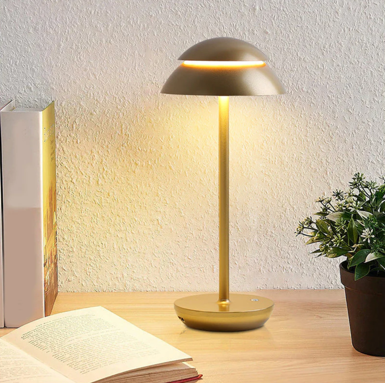 Tischleuchte | Pilz-Design | Dimmbar per Touch | LumaShroom