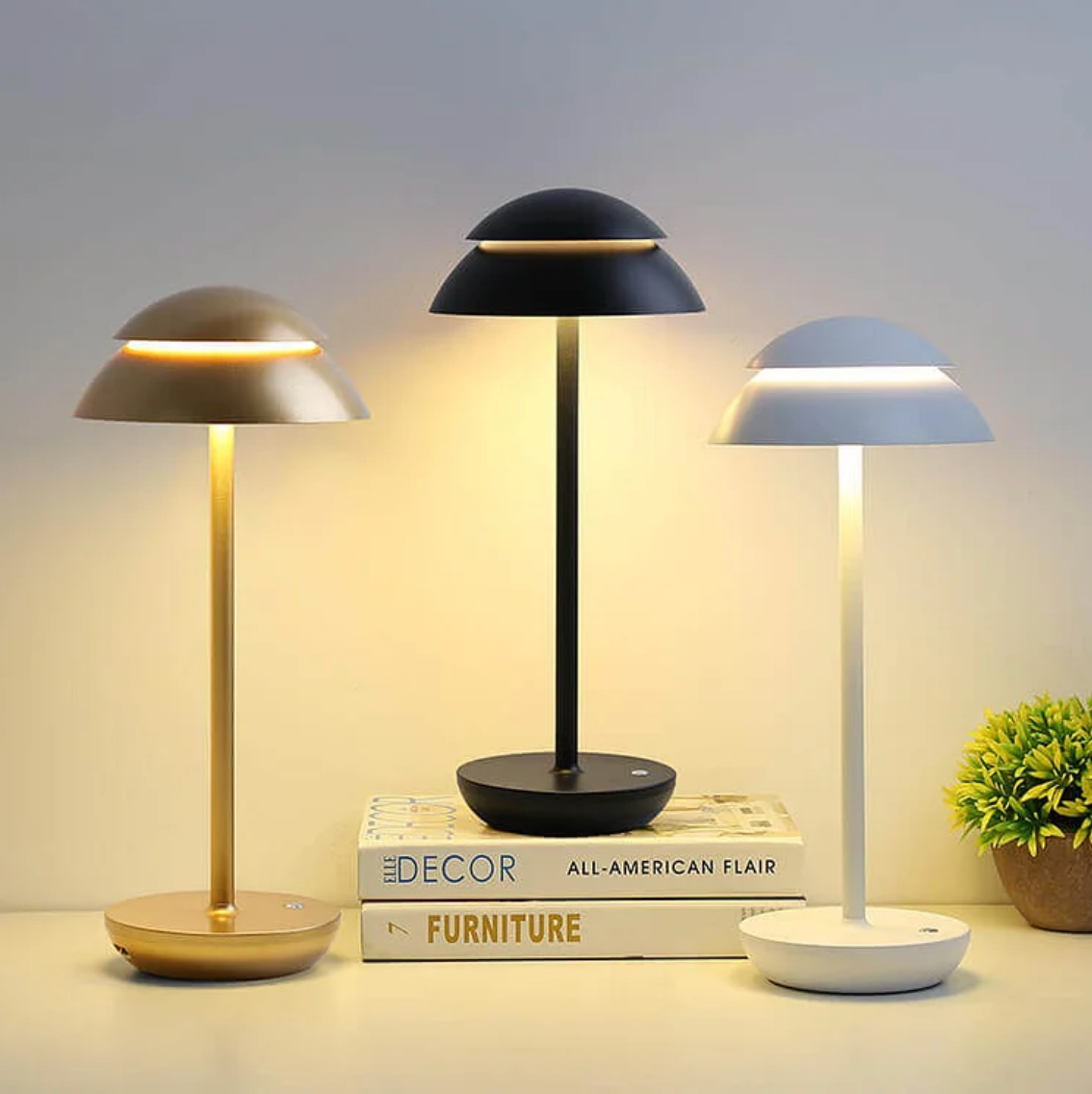 Tischleuchte | Pilz-Design | Dimmbar per Touch | LumaShroom