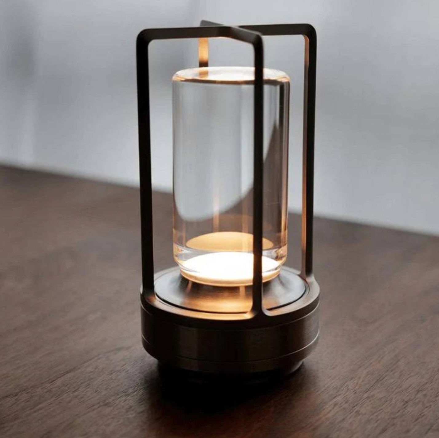 Kabellose Tischleuchte | Kristall-Design | Dimmbar per Touch | CrystalGlow