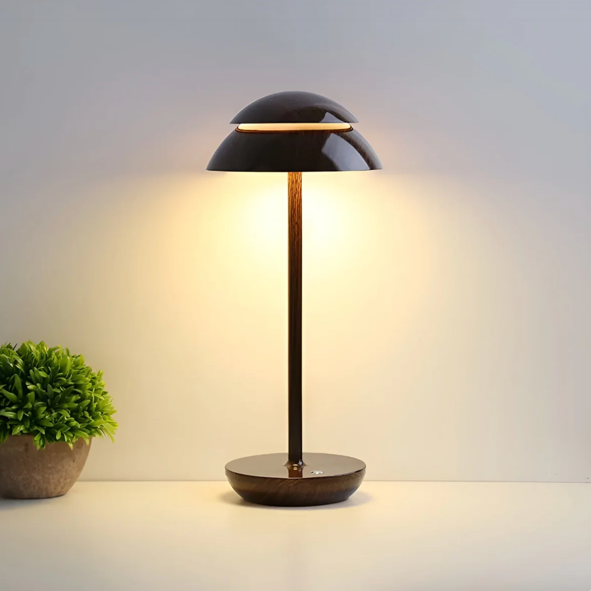 Tischleuchte | Pilz-Design | Dimmbar per Touch | LumaShroom