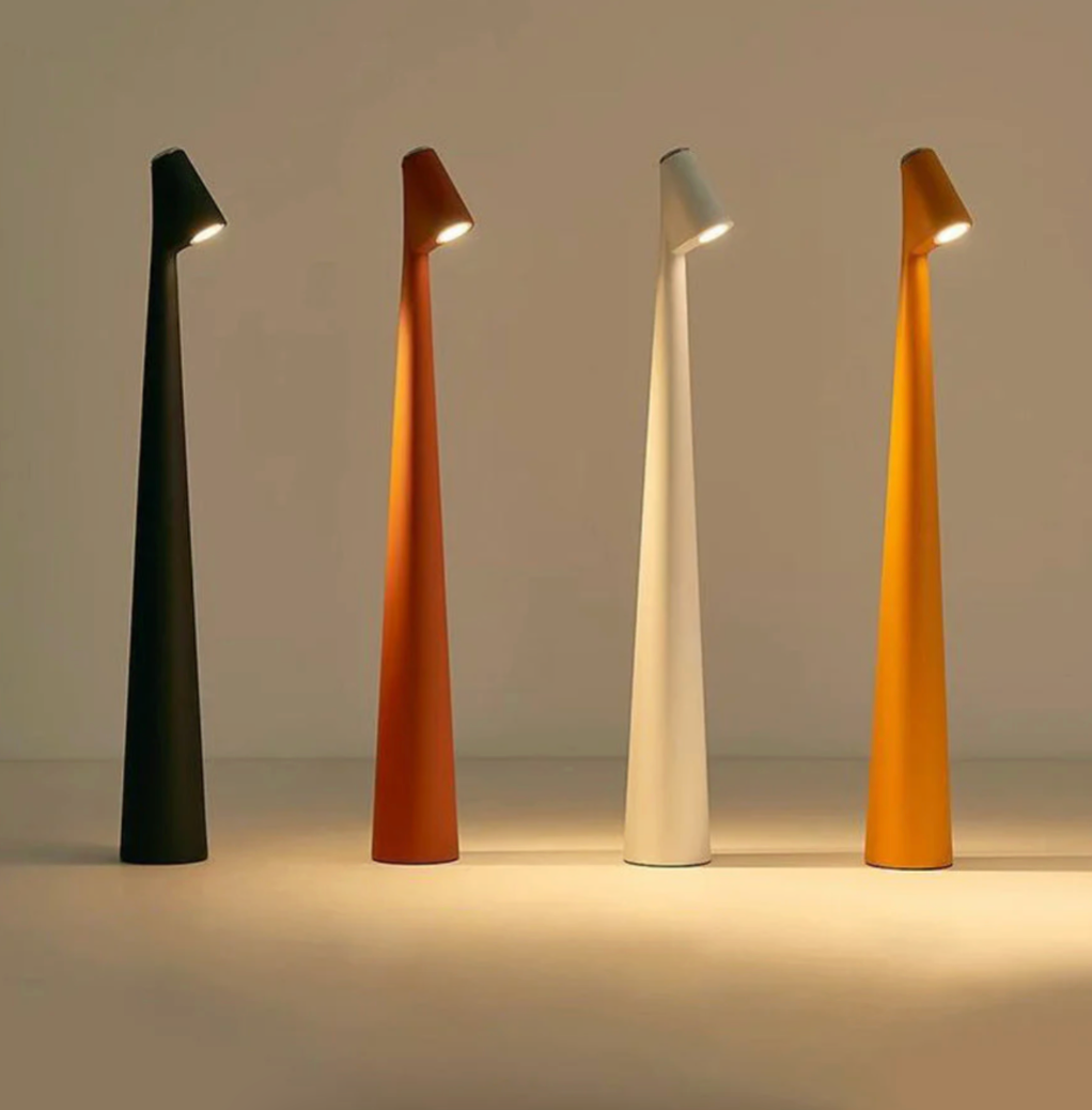 Nachttischlampe | Skandinavischen Design | 3-stufig Dimmbar per Touch | LumaLean