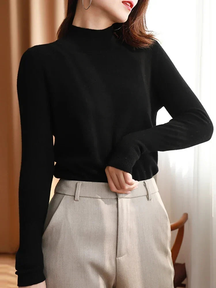 Oliva | Pullover mit Polokragen