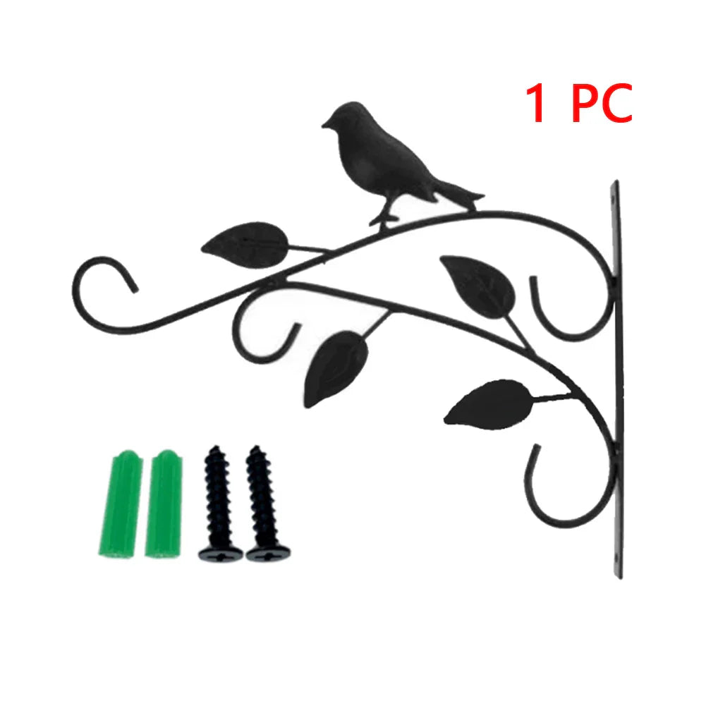 FloraHook Metall-Wandhaken für Pflanzen | Blumentopfhalter | Balkon- und Gartendekoration