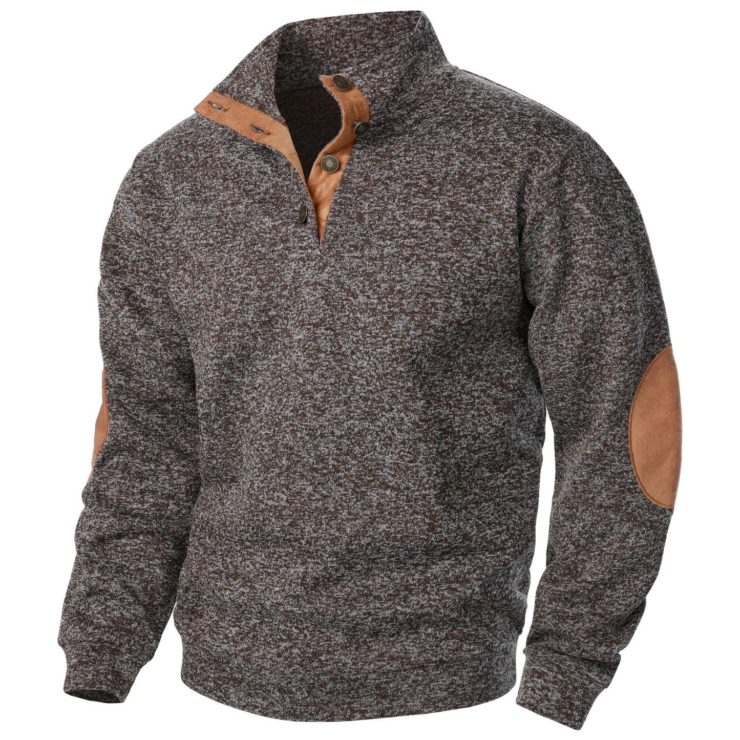 Martin | Henley-Pullover mit Stehkragen