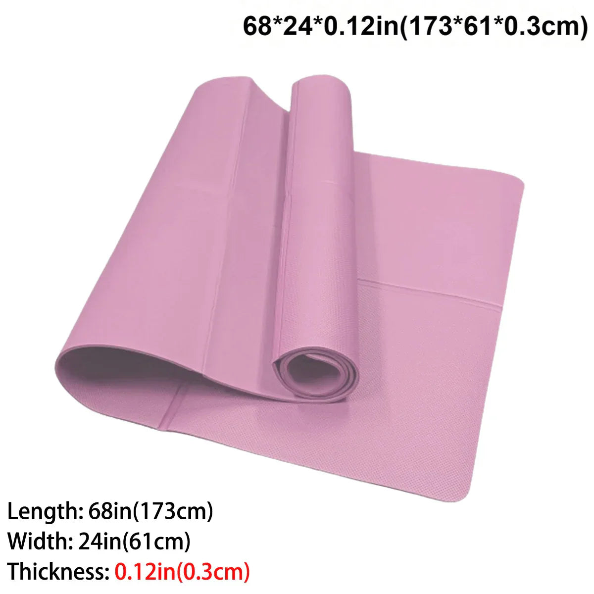 Vireya Faltbare Yogamatte | EVA-Material | 3–6 mm Dicke | Leicht & Rutschfest | 173x60 cm