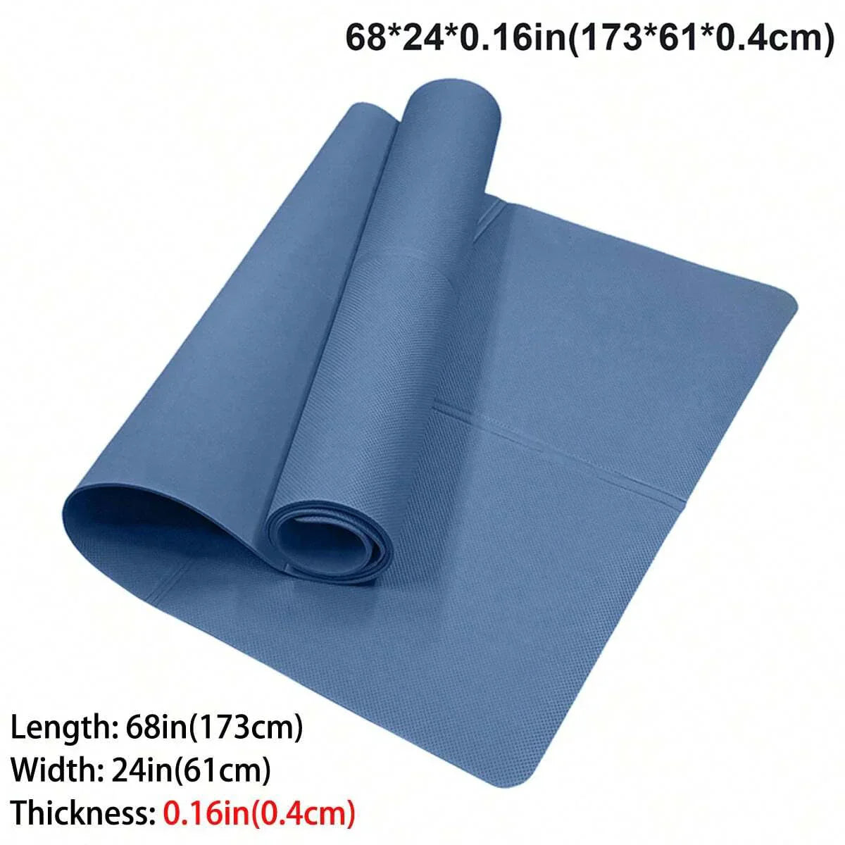 Vireya Faltbare Yogamatte | EVA-Material | 3–6 mm Dicke | Leicht & Rutschfest | 173x60 cm