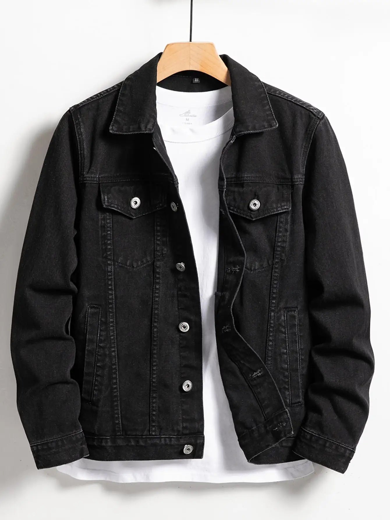 Regan | Geknöpfte Jeansjacke