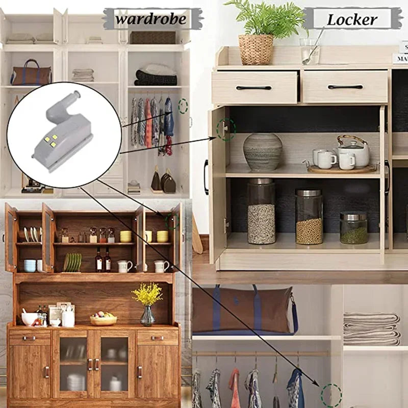 LED Schranklicht - Automatisches Ein/Aus Für Helle, Dunkle Räume