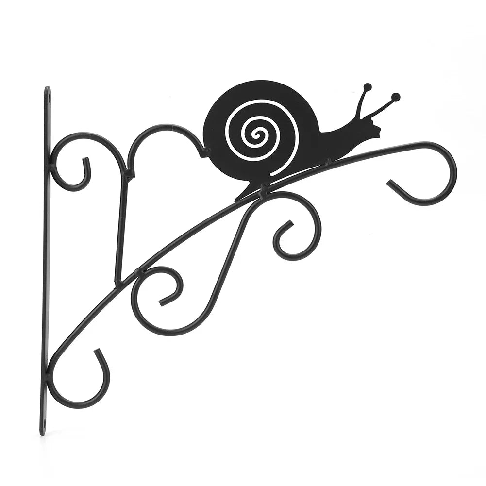 FloraHook Metall-Wandhaken für Pflanzen | Blumentopfhalter | Balkon- und Gartendekoration