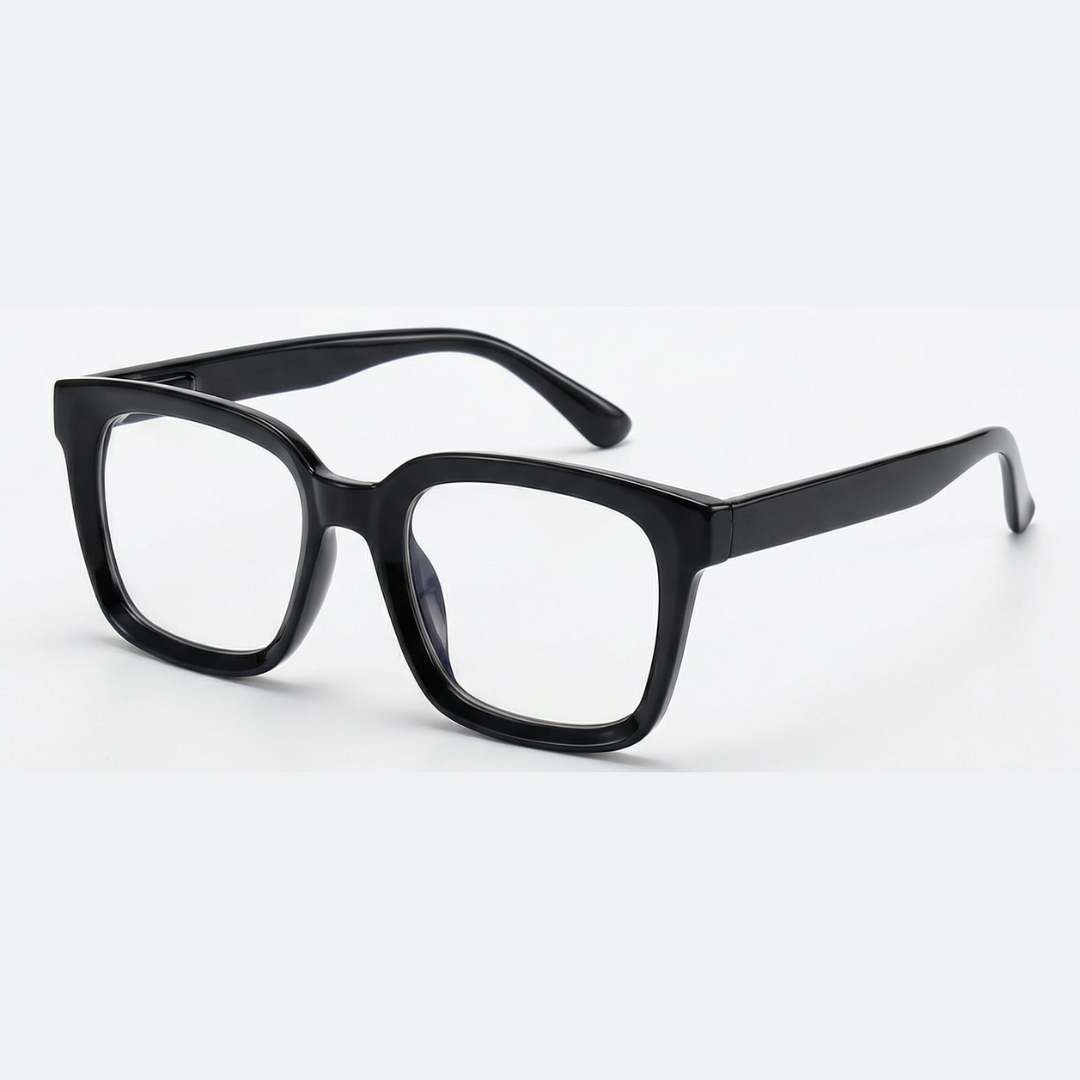Übergroße Lesebrille | Klare Gläser | FederScharniere | ScreenEase