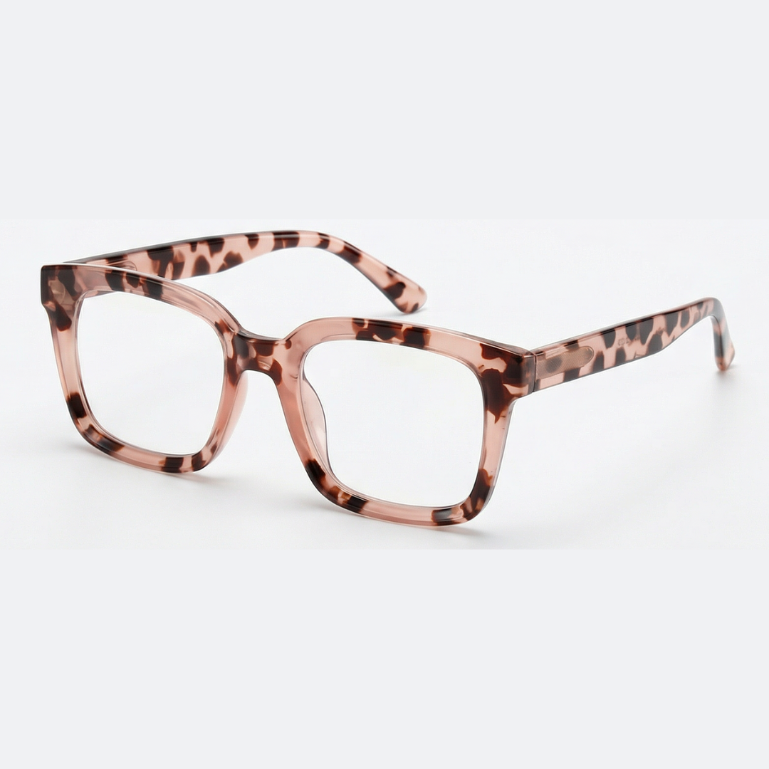 Übergroße Lesebrille | Klare Gläser | FederScharniere | ScreenEase