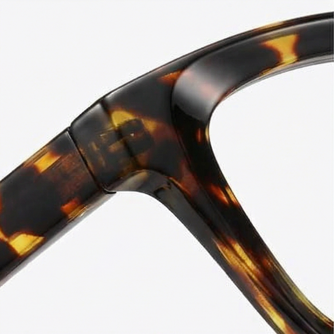 Übergroße Lesebrille | Klare Gläser | FederScharniere | ScreenEase