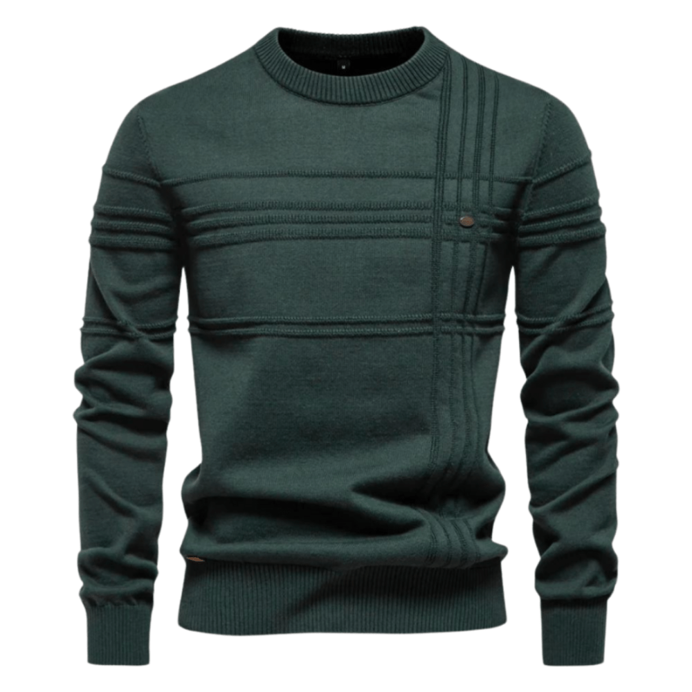 Burkhard | Stilvoller Herrenpullover mit Karodesign