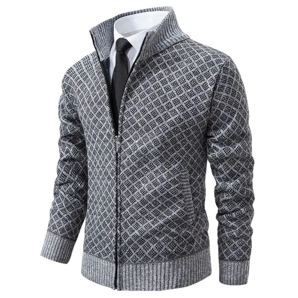 Kevin | Pullover mit Stehkragen