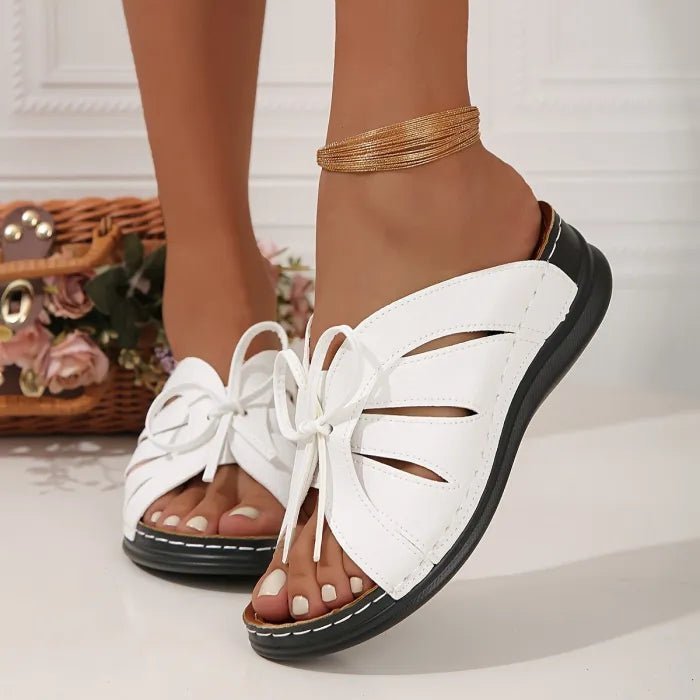 Orthopädische Schnürsandalen für Damen mit Druckentlastung