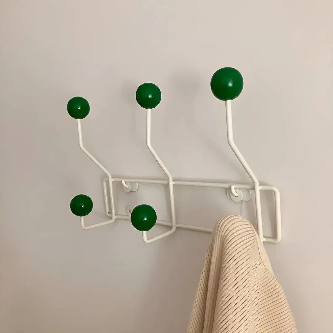 Wandgarderobe Gusseisen im Mid-Century-Stil mit 3 oder 4 Haken