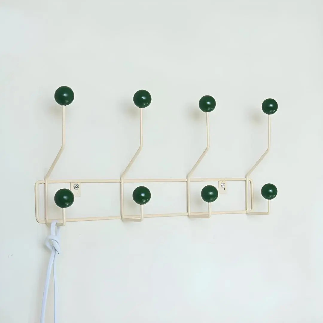 Wandgarderobe Gusseisen im Mid-Century-Stil mit 3 oder 4 Haken