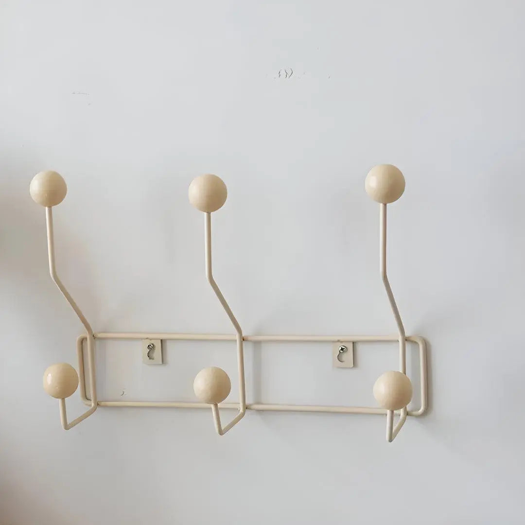 Wandgarderobe Gusseisen im Mid-Century-Stil mit 3 oder 4 Haken