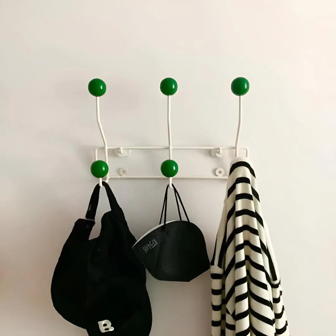 Wandgarderobe Gusseisen im Mid-Century-Stil mit 3 oder 4 Haken