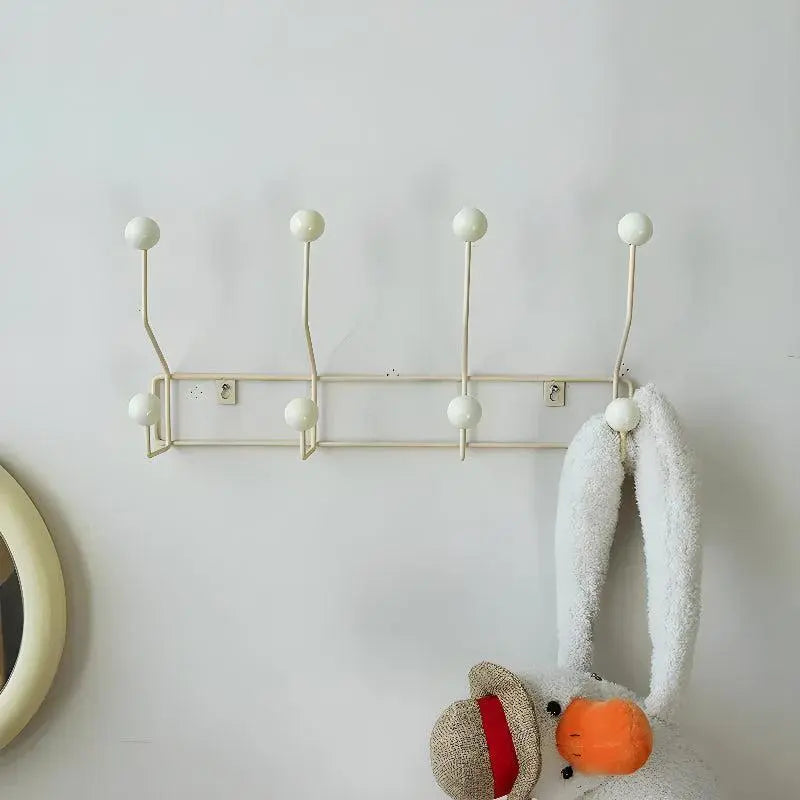 Wandgarderobe Gusseisen im Mid-Century-Stil mit 3 oder 4 Haken