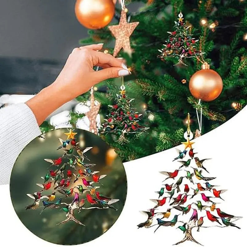Weihnachtsornament Kolibri — Harmonie von Natur & Festlichkeit