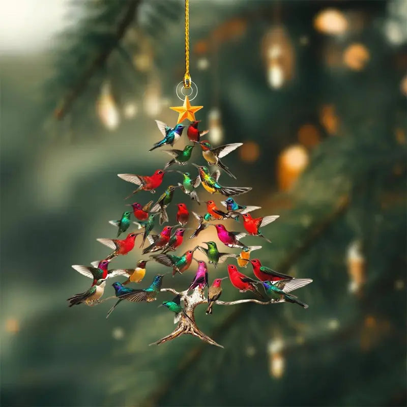 Weihnachtsornament Kolibri — Harmonie von Natur & Festlichkeit