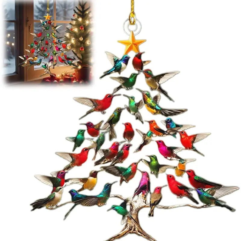 Weihnachtsornament Kolibri — Harmonie von Natur & Festlichkeit