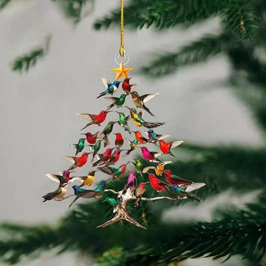 Weihnachtsornament Kolibri — Harmonie von Natur & Festlichkeit