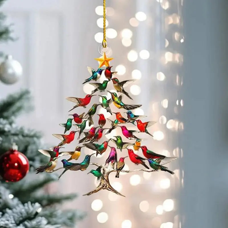Weihnachtsornament Kolibri — Harmonie von Natur & Festlichkeit