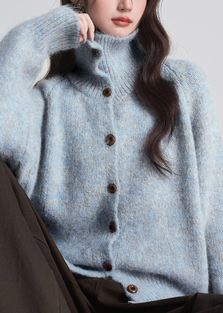 Damen Strickjacke mit Peter-Pan-Kragen und langen Ärmeln